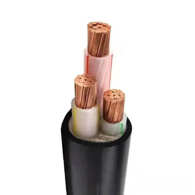 China 0.6/1KV Nyy N2xy 3 Core 25mm2 35mm2 50mm2 70mm2 95mm2 PVC Insulated and Sheathed Flame Retardant Power Cable